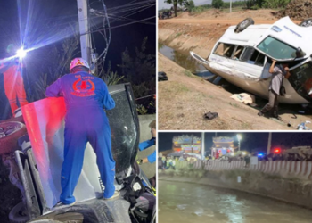 สลด! กระบะขนแรงงานเมียนมาไปทำบุญ เสียหลักตกคลอง ดับ 6 ศพ รอด 7 ชีวิต