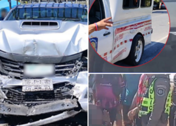 ชายวัย 49 เมาทะเลาะเมีย รถเสียหลักตกข้างทาง กู้ภัยเข้าช่วย กลับถูกขับรถไล่ชนยับ