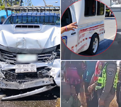 ชายวัย 49 เมาทะเลาะเมีย รถเสียหลักตกข้างทาง กู้ภัยเข้าช่วย กลับถูกขับรถไล่ชนยับ