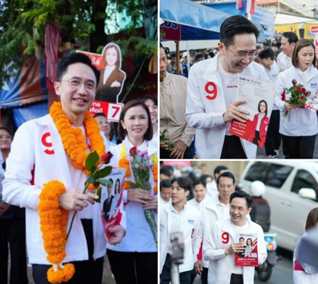 อบอุ่นสุดๆ กลางตลาด! ยศชนัน ลุยหาเสียงตลาดวัดเกาะ เจอแฟนคลับสวมกอดหอมแก้ม–รุมมอบดอกไม้แน่น เผยเตรียมชูนโยบายเด็ดโดนใจประชาชน