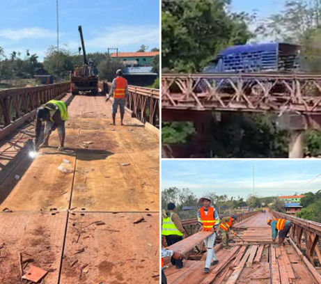 “กัมพูชา” ซ่อมสะพานจัยจุมเนี้ยะเสร็จแล้ว เปิดให้สัญจรตามปกติ หลังถูก F-16 ไทยโจมตีช่วงการสู้รบ