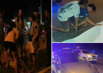 สาวพม่า ดื่มสังสรรค์ เครื่องดื่มหมดอาสาข้ามถนนไปซื้อ ถูกเก๋งพุ่งชนเสียชีวิต เพื่อนวิ่งมาดู เกือบมีเรื่องกับคนขับ