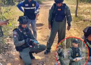 EOD เข้าทำลายวัตถุระเบิดตกค้างของฝ่าย กัมพูชา เคลียร์พื้นที่ สร้างความปลอดภัยชาวบ้านก่อนทำเกษตร