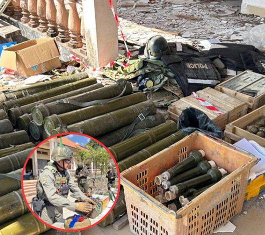 กัมพูชายอมรับ! คลังแสงที่ไทยยึดได้เป็นของฝ่ายตนเอง พบทุ่นระเบิด หลักฐานชัดละเมิดอนุสัญญาออตตาวา