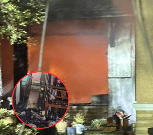 ไฟไหม้บ้าน คร่า 5 ชีวิต พ่อ–แม่–ลูกแฝด–ย่าติดเตียง ดับสลด