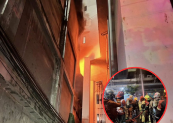 ไฟไหม้อาคาร ย่าน เยาวราช ซอย 1 เจ้าหน้าที่–รถดับเพลิงระดมฉีดน้ำ เร่งสกัดเพลิง