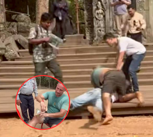 ยูทูบเบอร์แฉ รัฐบาล กัมพูชา พยายามปิดปาก หลังโพสต์คลิปถูกรัสเซียทำร้ายกลาง นครวัด