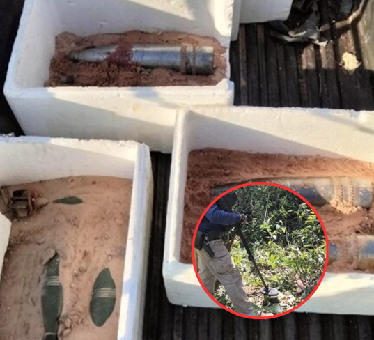 ช็อกชายแดน! เจาะช่องทางปลอดภัย ไทย–กัมพูชา พบทุ่นระเบิดสังหารบุคคลซ่อนอยู่ 9 ทุ่น