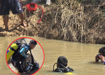 สลดสะเทือนใจ! หนุ่มเพิ่งจบ ป.ตรี หายตัวปริศนาตั้งแต่วันเลือกตั้ง แม่ช็อกเห็นหมวกกันน็อกลอยสระน้ำ ก่อนกู้ภัยงมพบร่างไร้วิญญาณ