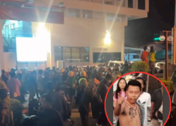 ช็อกโซเชียล! เปิดคลิปไหว้สวย ตร.บุกตามรวบครบ 6 แรงงานพม่า รุมทำร้ายไรเดอร์คนไทย ที่บางบ่อ