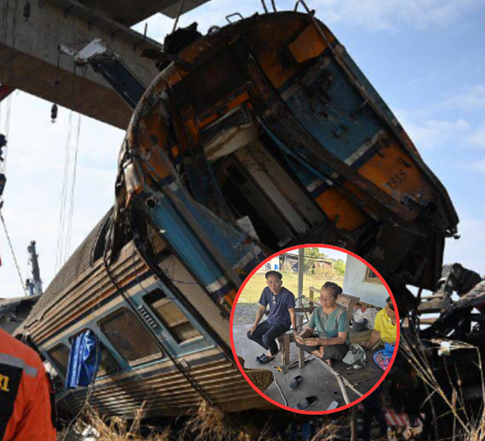 ช็อก! ชื่อพ่อแม่ลูกโผล่เป็นผู้เสียชีวิต เหตุเครนถล่มทับรถไฟ แต่ญาติยืนยันติดต่อได้ครบทั้ง 3 คน ยังมีชีวิตอยู่