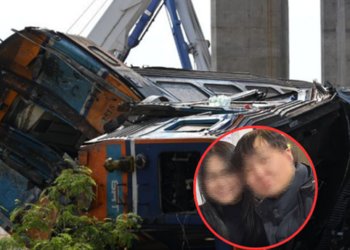 สลด หนุ่มเกาหลี-สาวไทย เพิ่งจดทะเบียนได้เพียง 1 วัน เสียชีวิตจากเหตุเครนถล่มทับรถไฟ