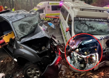 สลดสยอง! กระบะชนประสานงา ดับ 5 ศพ รวมสาวท้องแก่ เจ็บระนาวอีก 15 ราย