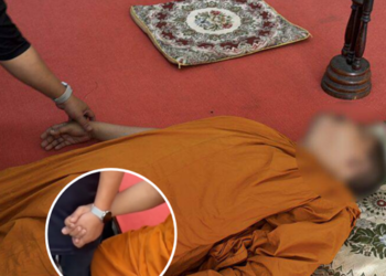 ขนลุกทั้งงาน! พระลูกวัดตัวสั่น-เสียงสั่น กลางพิธีรดน้ำศพ อ้างผู้ตายเข้าสิงมาสั่งเสียญาติ