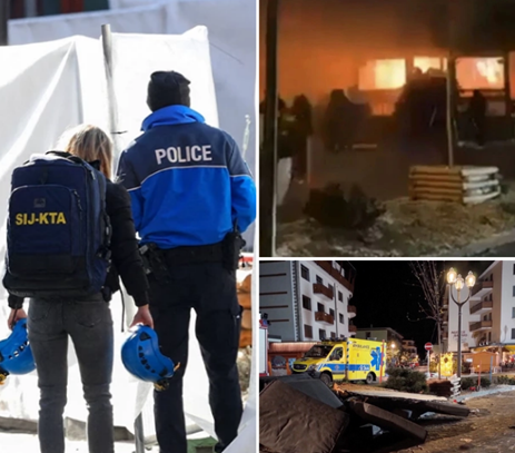 ช็อกคืนปีใหม่! ตำรวจ สวิตเซอร์แลนด์ เชื่อไฟไหม้บาร์ในสกีรีสอร์ทดัง ดับราว 40 ศพ เจ็บกว่า 100 ราย