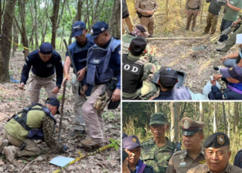 ผงะ! ช่องสายตะกู เจอหลุมระเบิดกว่า 30 จุดในวันเดียว เหลือไม่ระเบิดอีก 3 ลูก EOD เตือนอย่าเข้าพื้นที่