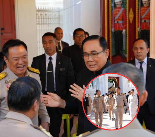 เปิดสีหน้า อนุทิน วินาทีเจอหน้า ลุงตู่