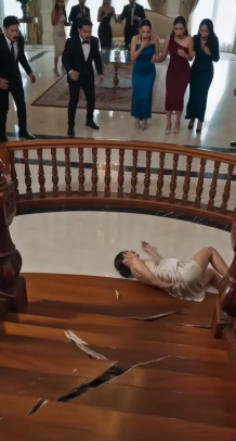 [ครบชุด] ทำร้ายคนท้องตกบันได แต่สายตาอาฆาตของเขาทำเอาหน้าซีดทั้งงาน!